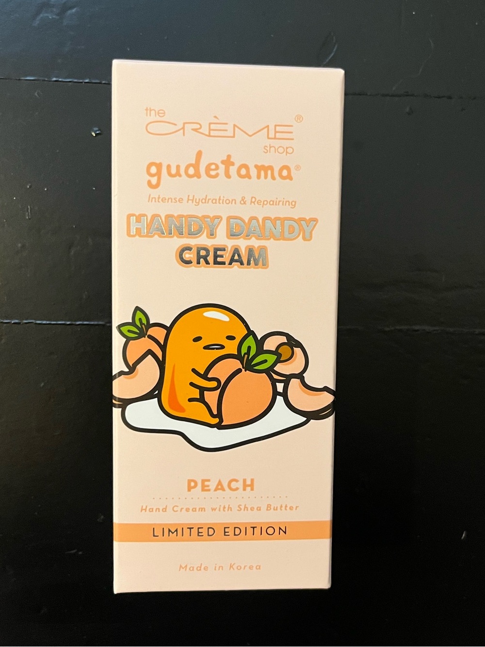 The Crème Shop Gudetama Peach Handy Dandy Hand Cream - Peach